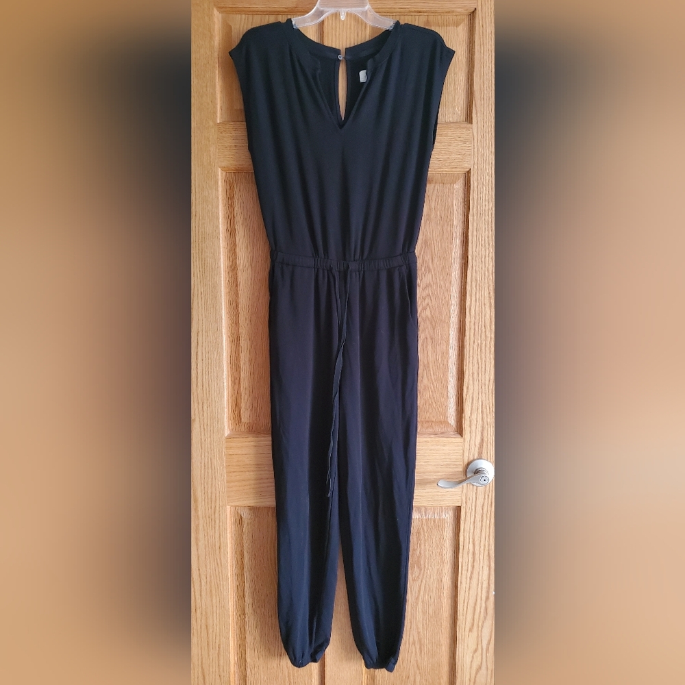 Lou & Grey Black Sleeveless Jumpsuit
